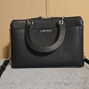 Calvin Klein Black Satchel Bag